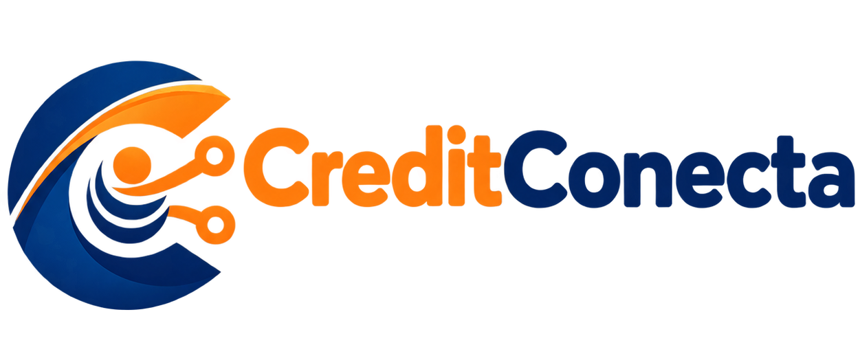 Logotipo oficial de CreditConecta, broker de créditos y préstamos.